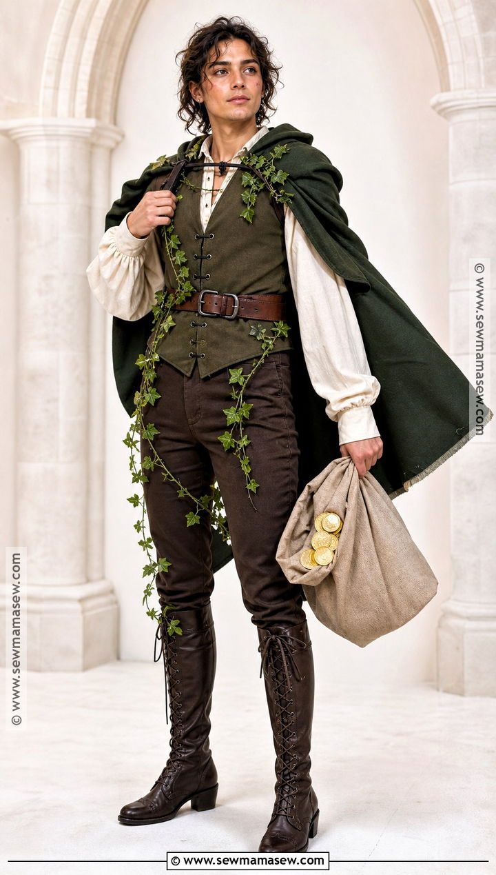 Adult Jack Costume With Medieval Vest - 30 jack and the beanstalk costume ideas