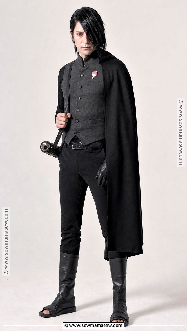 Adult Sasuke Costume With Black Cape - 30 sasuke costume ideas