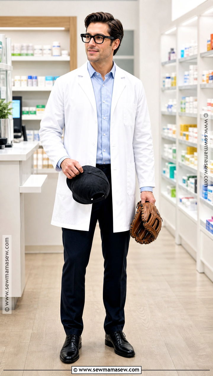 Adult Squints Pharmacist Costume - 35 sandlot halloween costumes