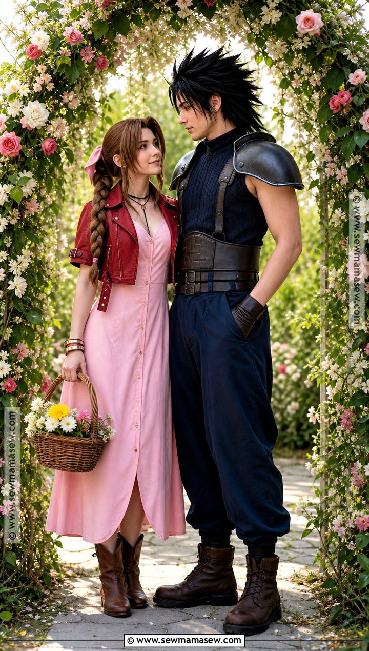 Aerith And Zack Cosplay Duo - 30 cosplay duo ideas