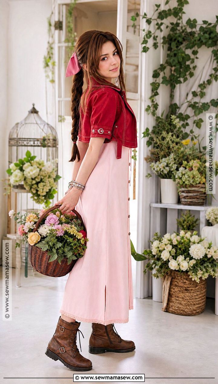 Aerith Gainsborough Cosplay - 50 cosplay ideas for women