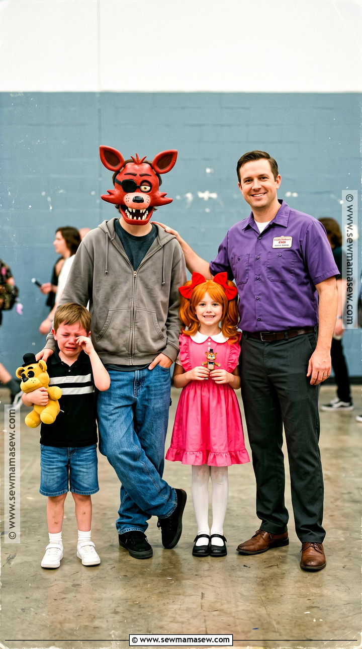 Afton Family Group Cosplay With Evan - 30 Evan Afton Cosplay Ideas