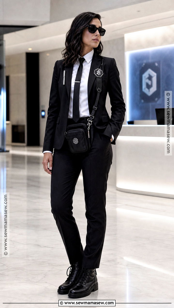 Agent M MIB Costume With Fitted Suit - 30 Mib Costume Ideas for Women