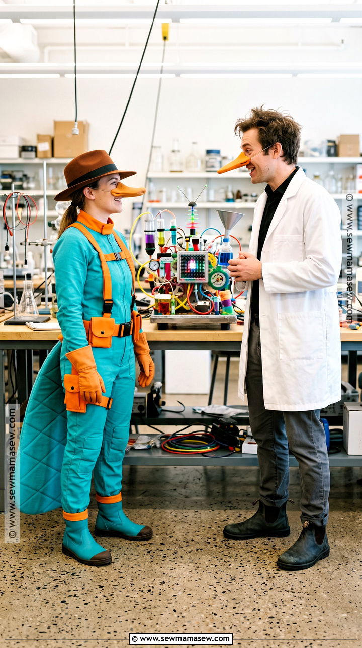 Agent P And Doofenshmirtz Duo Costume - 40 phineas and ferb costume ideas