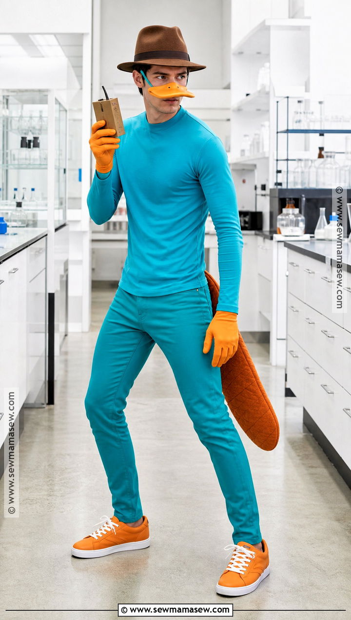Agent P Costume With Fedora - 40 phineas and ferb costume ideas