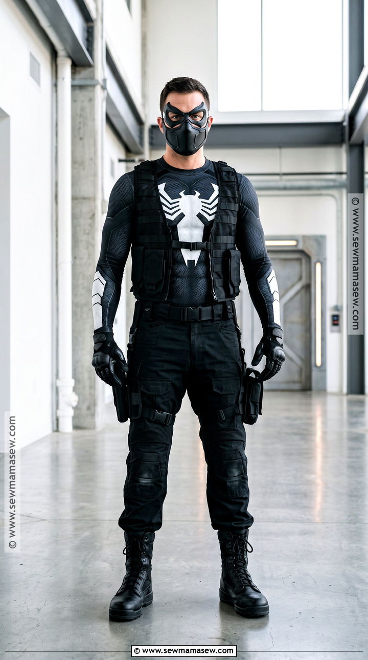 Agent Venom Costume With Tactical Vest - 35 venom costume ideas