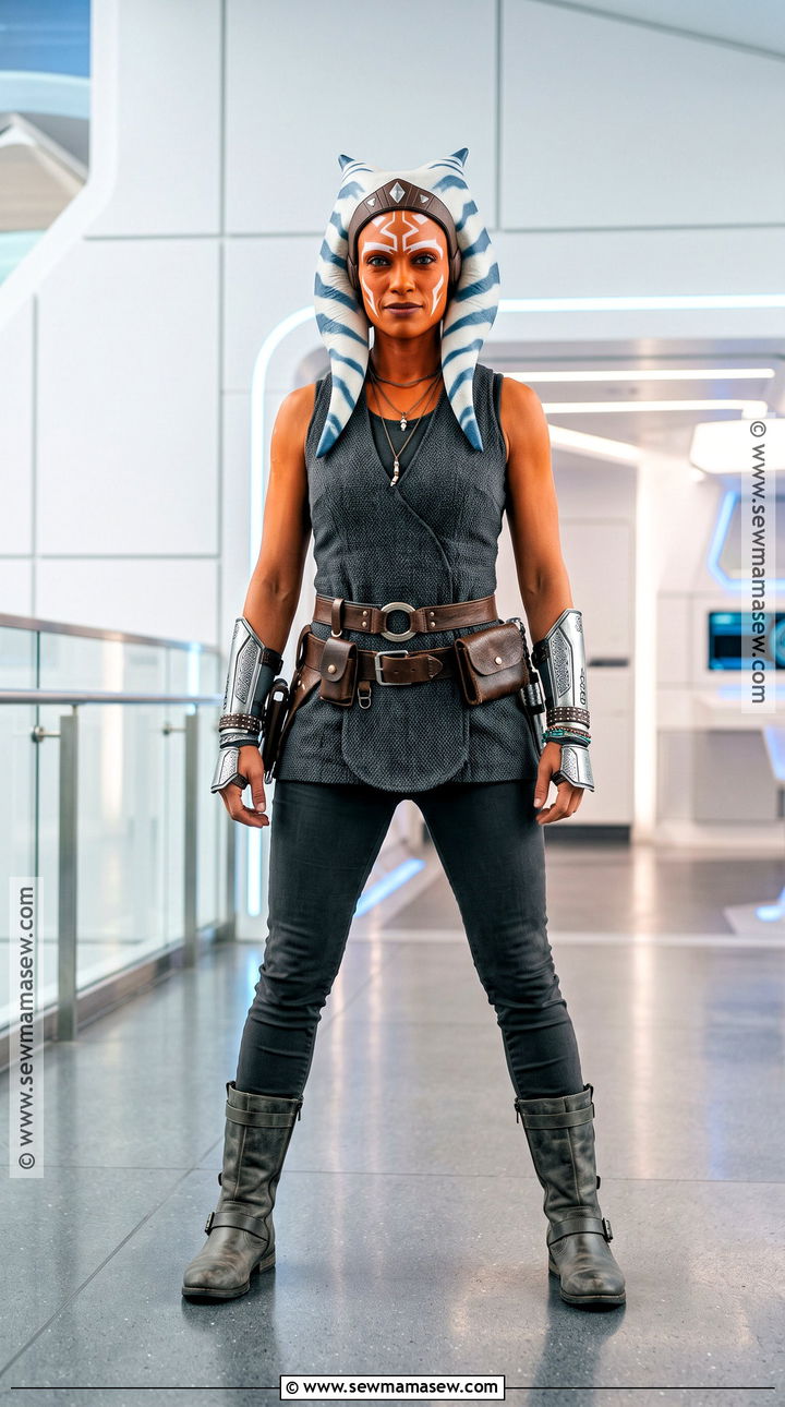 Ahsoka Tano Gray Tunic Costume - 35 Starwars Costumes for Women