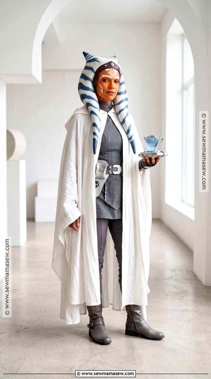 Ahsoka Tano White Cloak Costume - 35 Starwars Costumes for Women