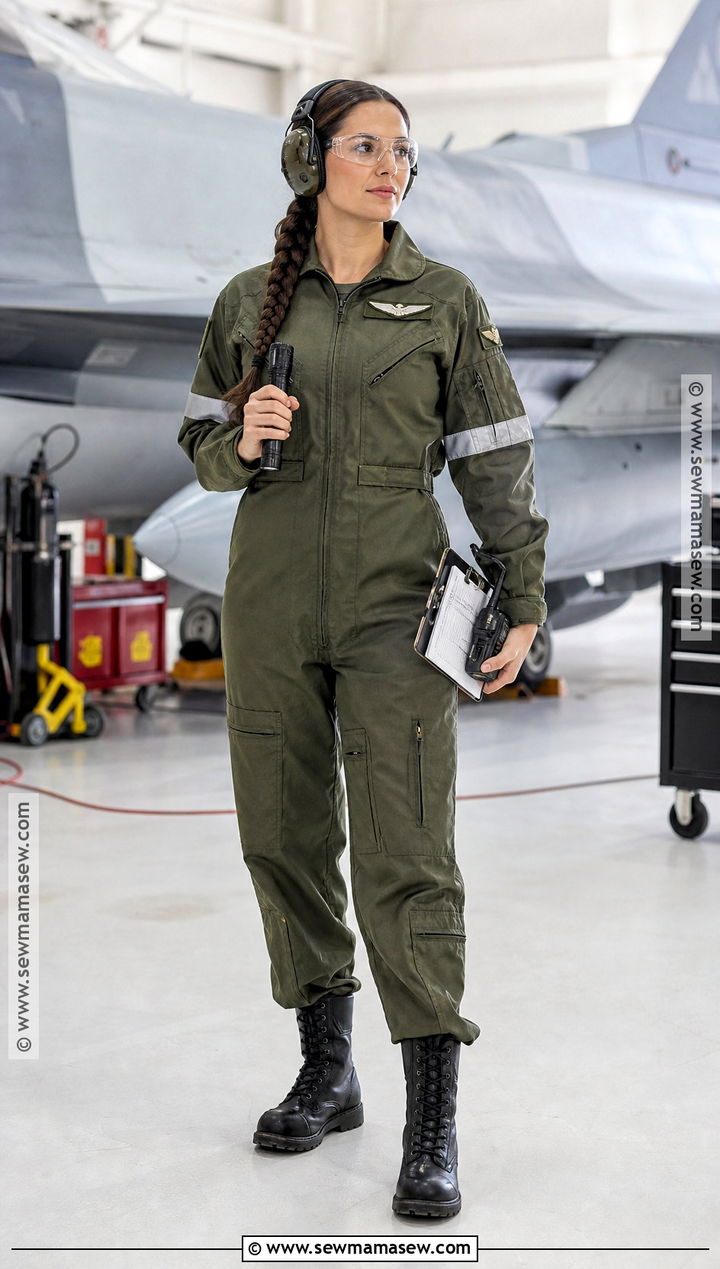 Aircraft Mechanic Costume With Utility Jumpsuit - 30 mechanic costume ideas