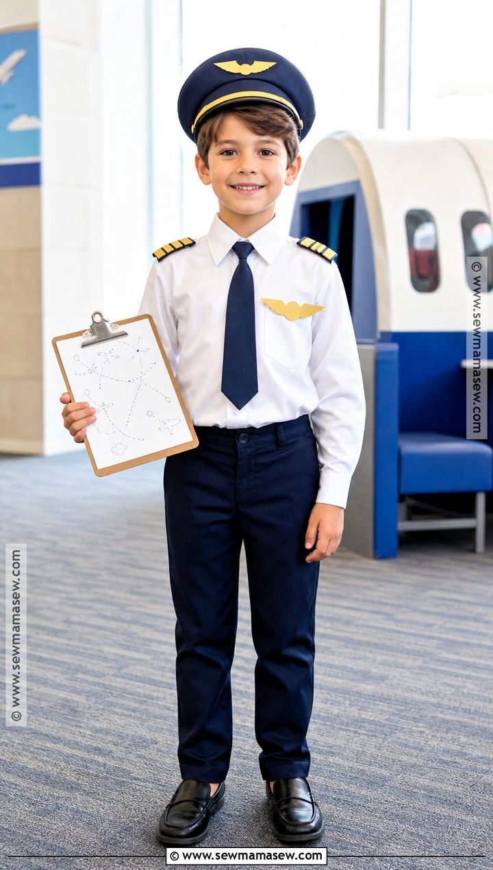 Airline Pilot Career Day Costume - 30 career dress up day at school ideas