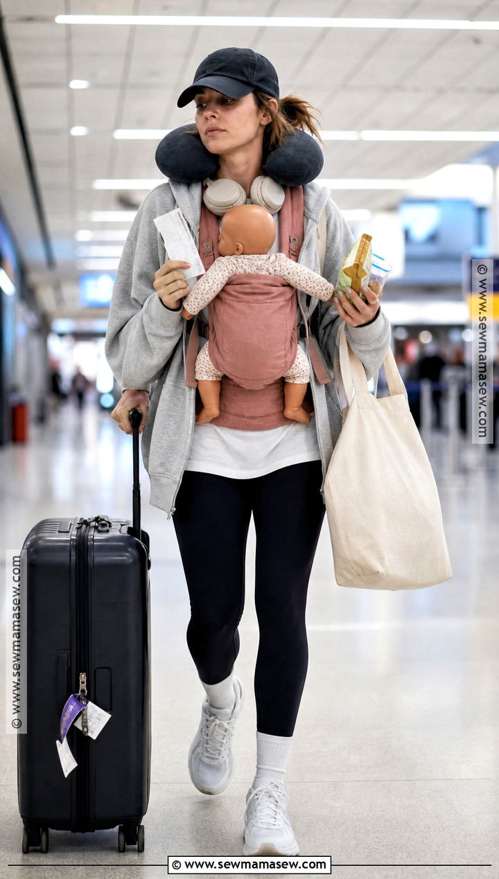 Airport Travel Tired Mom Costume - 30 Tired Mom Costume Ideas
