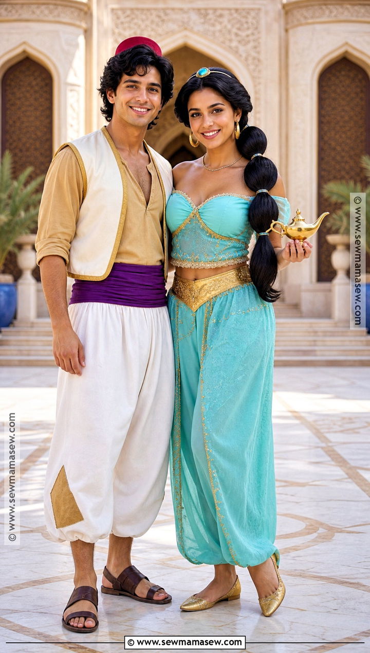 Aladdin And Jasmine Couple Costume - 40 disney costume ideas