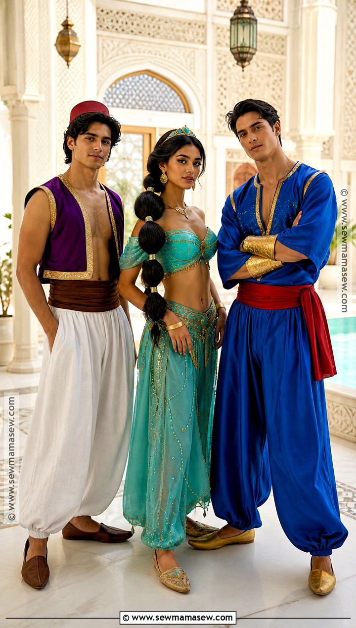 Aladdin Jasmine And Genie Costume - 30 trio disney costumes