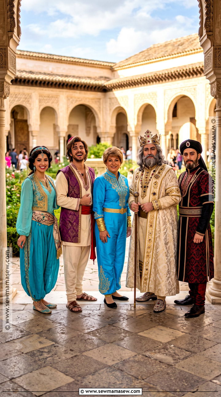 Aladdin Royal Group Costume - 30 disney princess group costumes