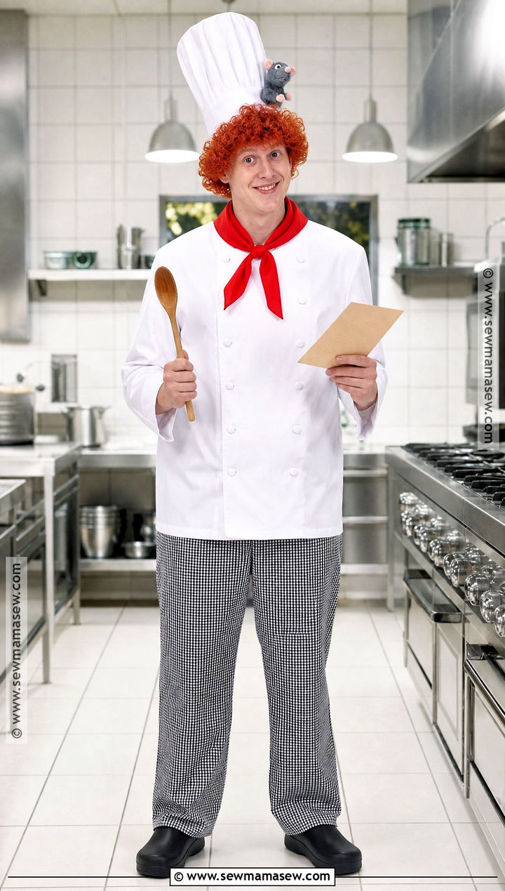 Alfredo Linguini Chef Costume - 45 red hair halloween costumes