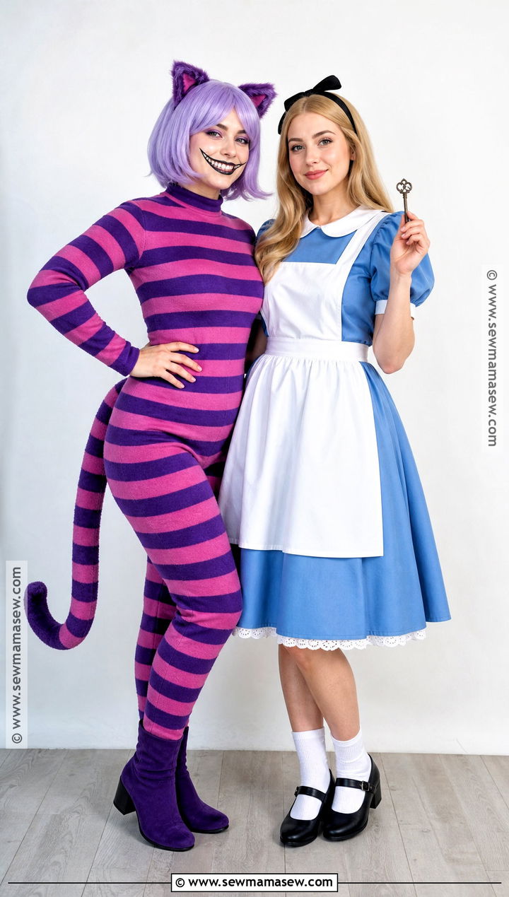 Alice And Cheshire Cat Couple Costume - 50 cheshire cat costume ideas