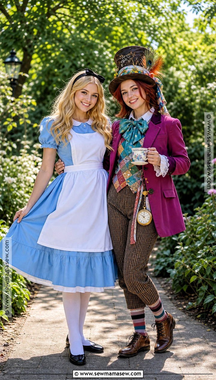 Alice And Mad Hatter Best Friend Costume - 40 matching costumes for best friends