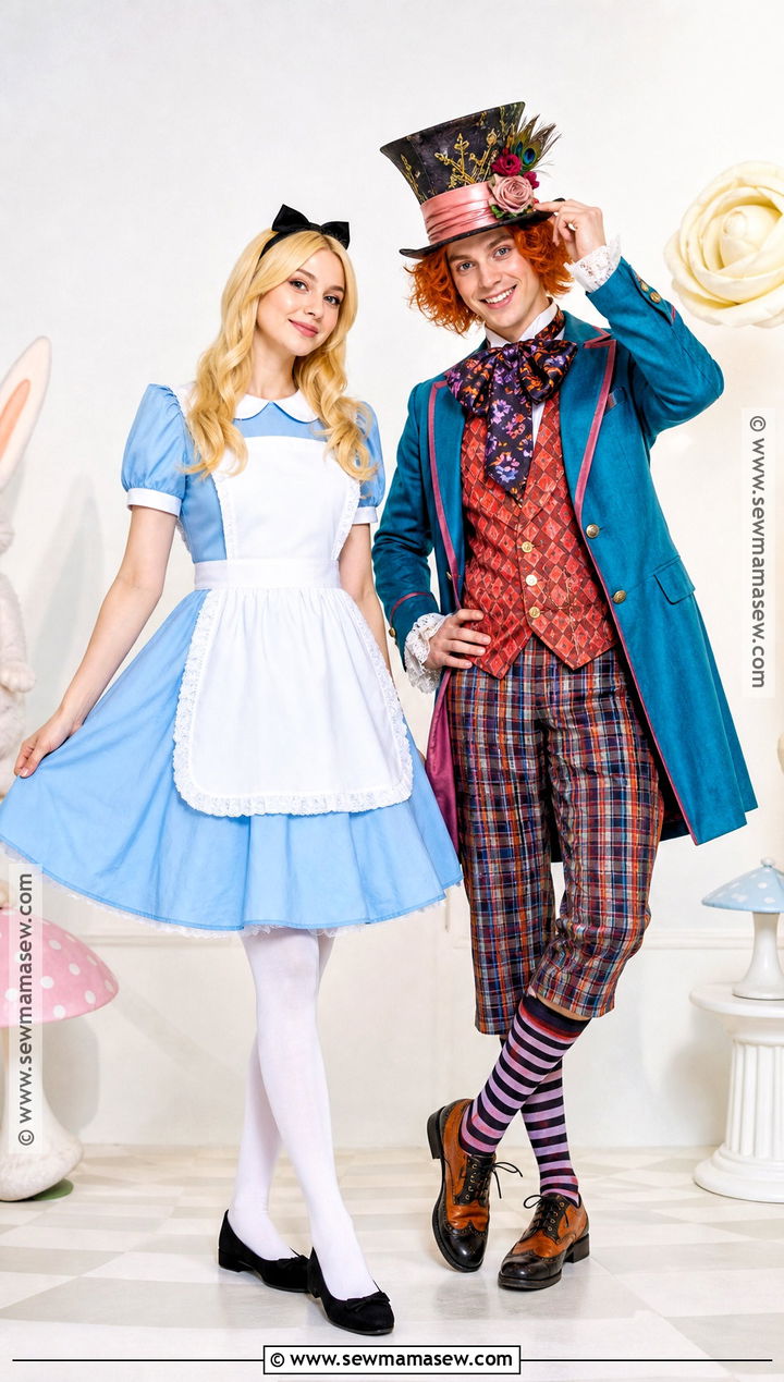 Alice And Mad Hatter Costume - 40 halloween costumes for two