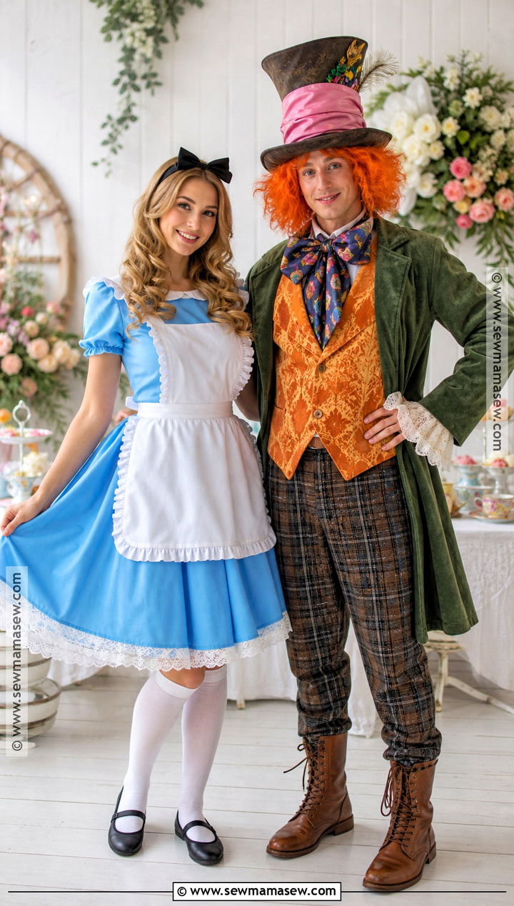 Alice And Mad Hatter Costume - 45 cute couple halloween costumes