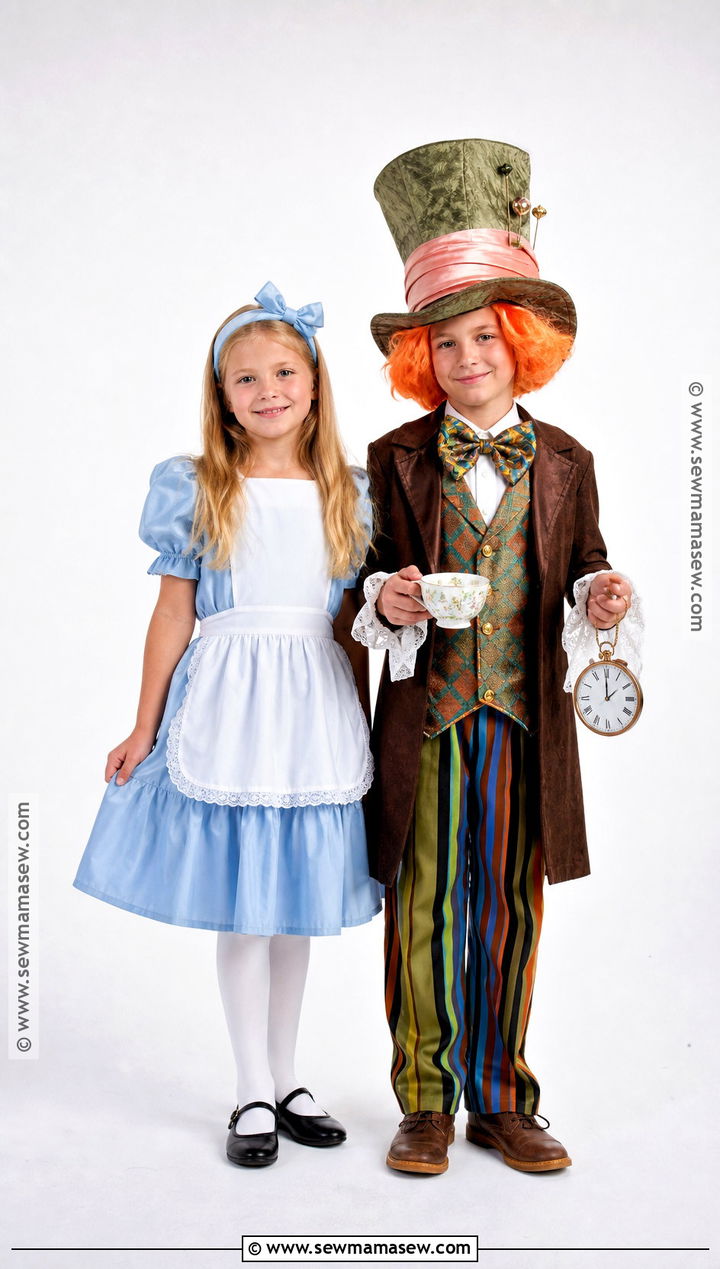 Alice And Mad Hatter Costume - 30 brother sister halloween costumes for kids