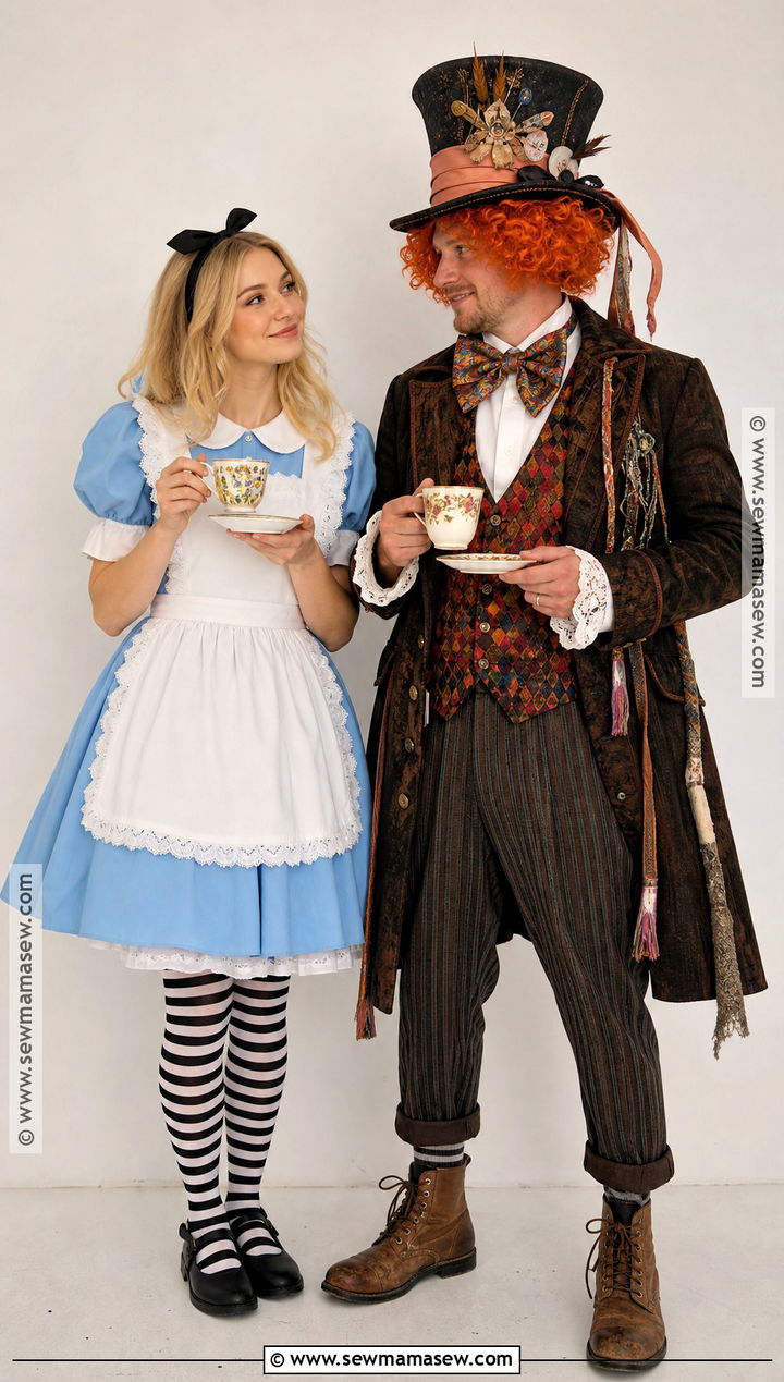 Alice And Mad Hatter Costume - 30 disney duo costumes