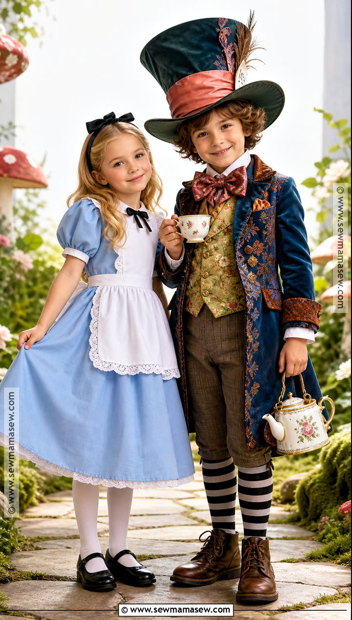 Alice And Mad Hatter Costume - 35 boy and girl halloween costumes
