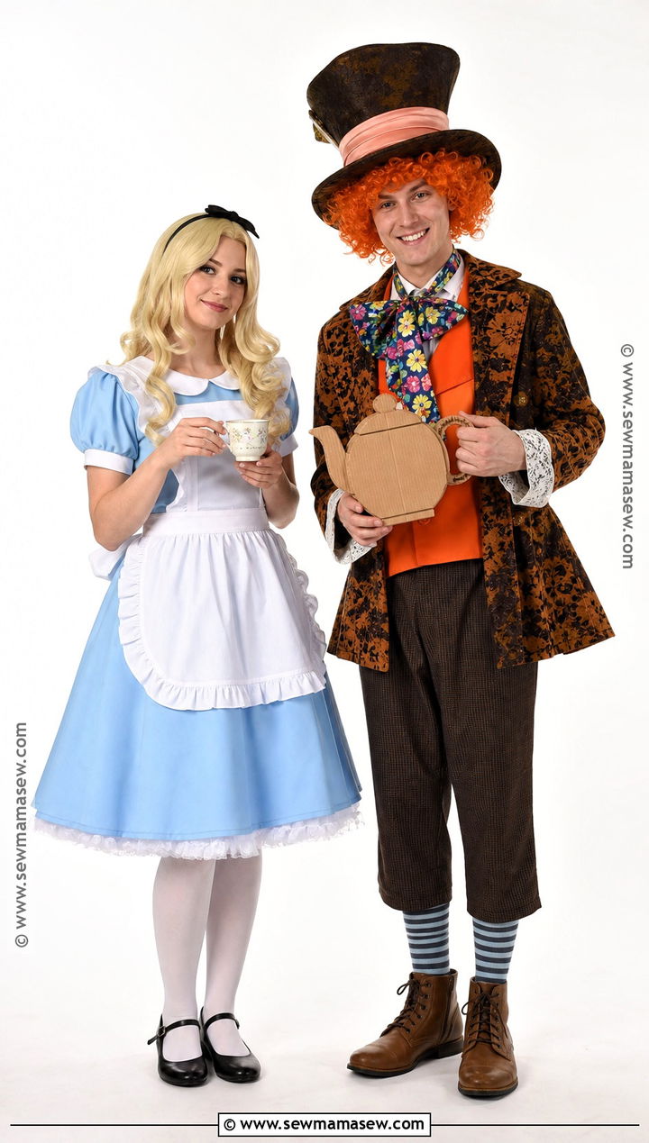 Alice And Mad Hatter Costume - 35 iconic duo halloween costumes