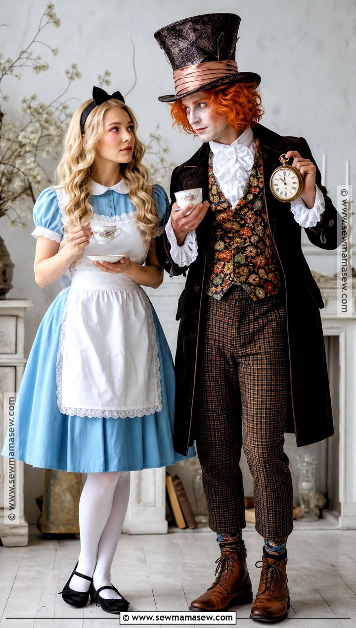 Alice And Mad Hatter Couple Costume - 30 couple outfits halloween