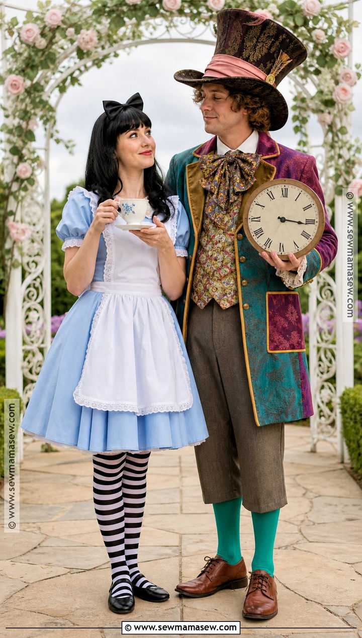 Alice And Mad Hatter Couple Costume - 40 easy couple costumes