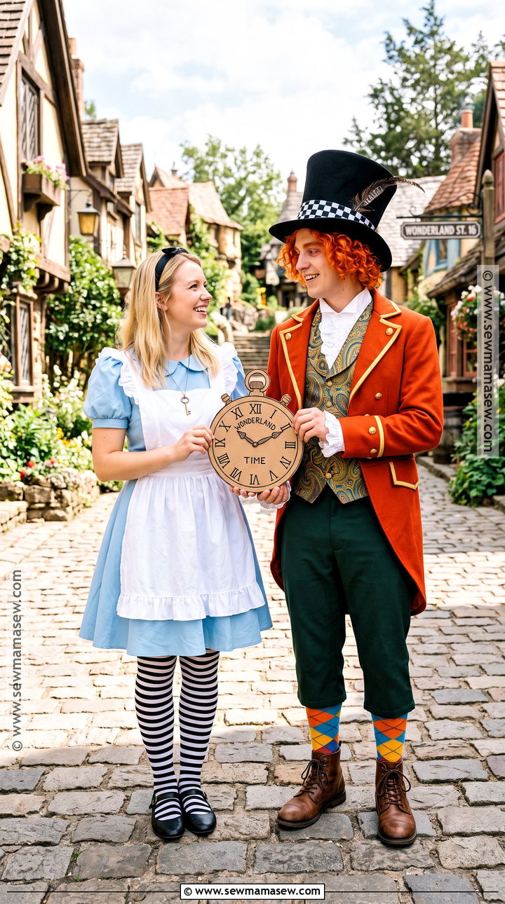 Alice And Mad Hatter Couple Costume - 35 best halloween costumes for couples