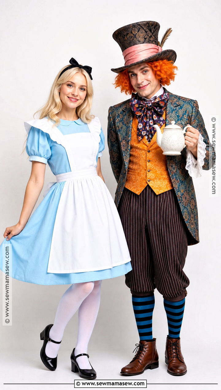 Alice And Mad Hatter Couple Costume - 35 costume couple ideas