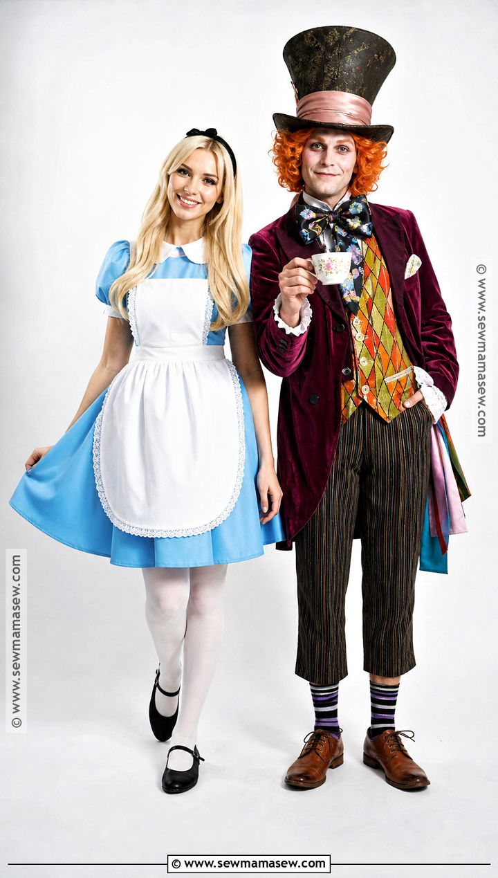 Alice And Mad Hatter Couple Costume - 35 matching couple costumes