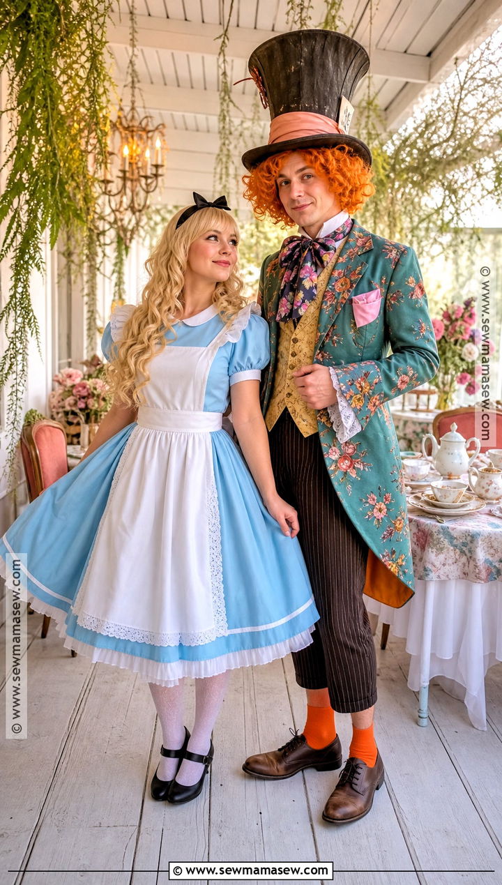 Alice And Mad Hatter Couple Costume - 40 couple costume ideas
