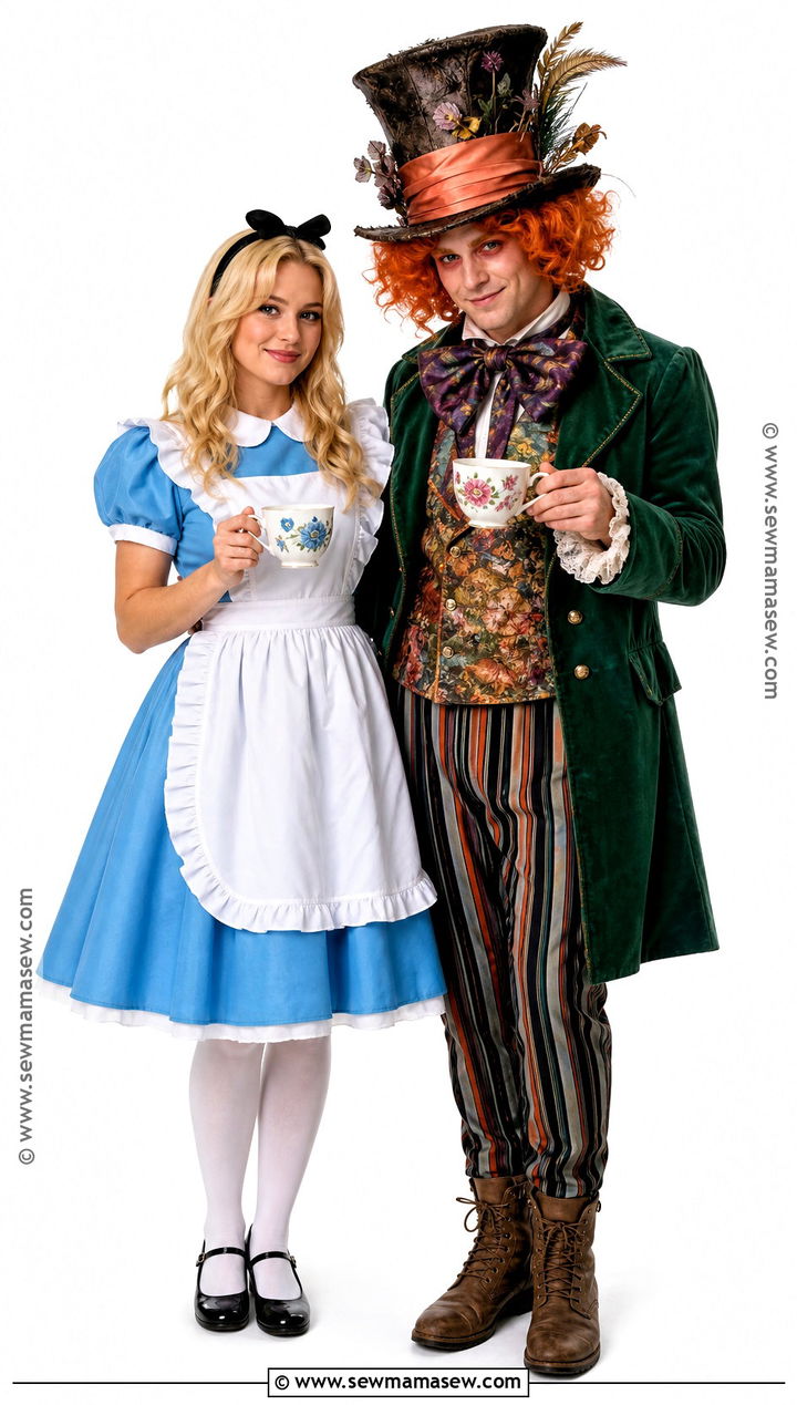 Alice And Mad Hatter Couple Costume - 40 disney couple costumes