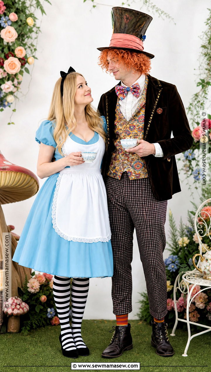 Alice And Mad Hatter Couple Costume - 30 couple costumes cute