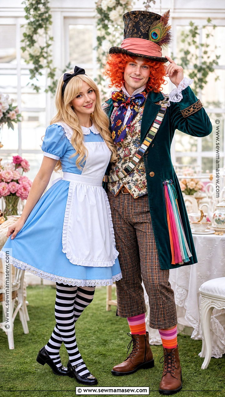 Alice And Mad Hatter Couples Costume - 35 fun couples costumes