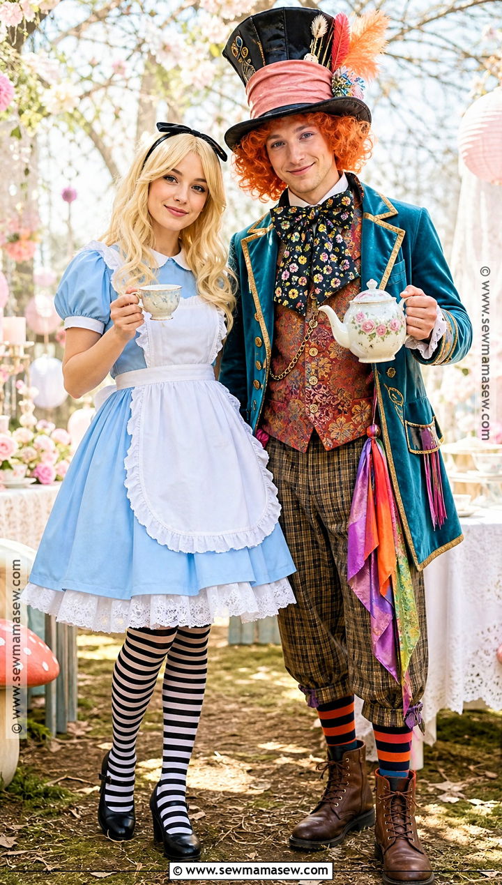 Alice And Mad Hatter Couples Costume - 40 creative couples costumes