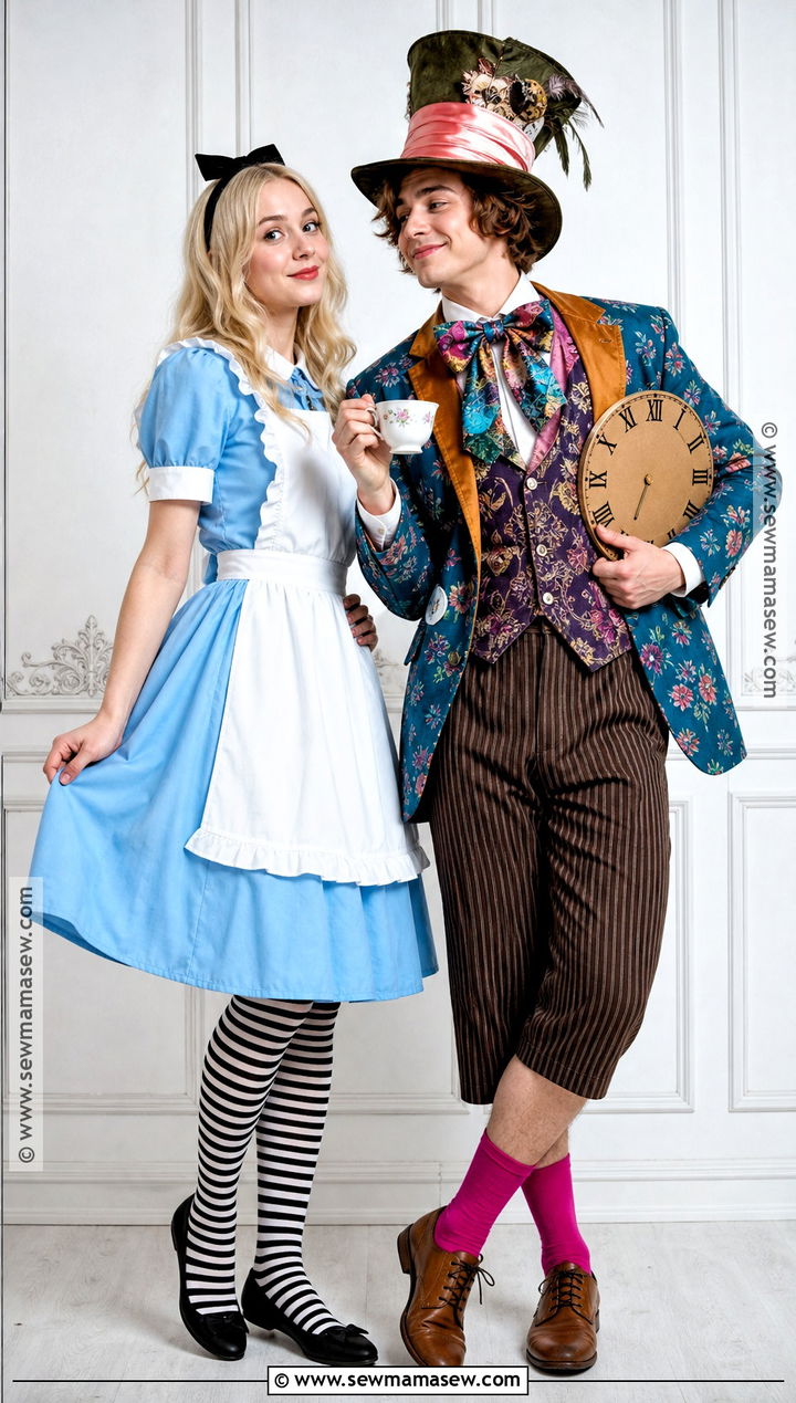 Alice And Mad Hatter Couples Costume - 35 cute couples costumes for halloween