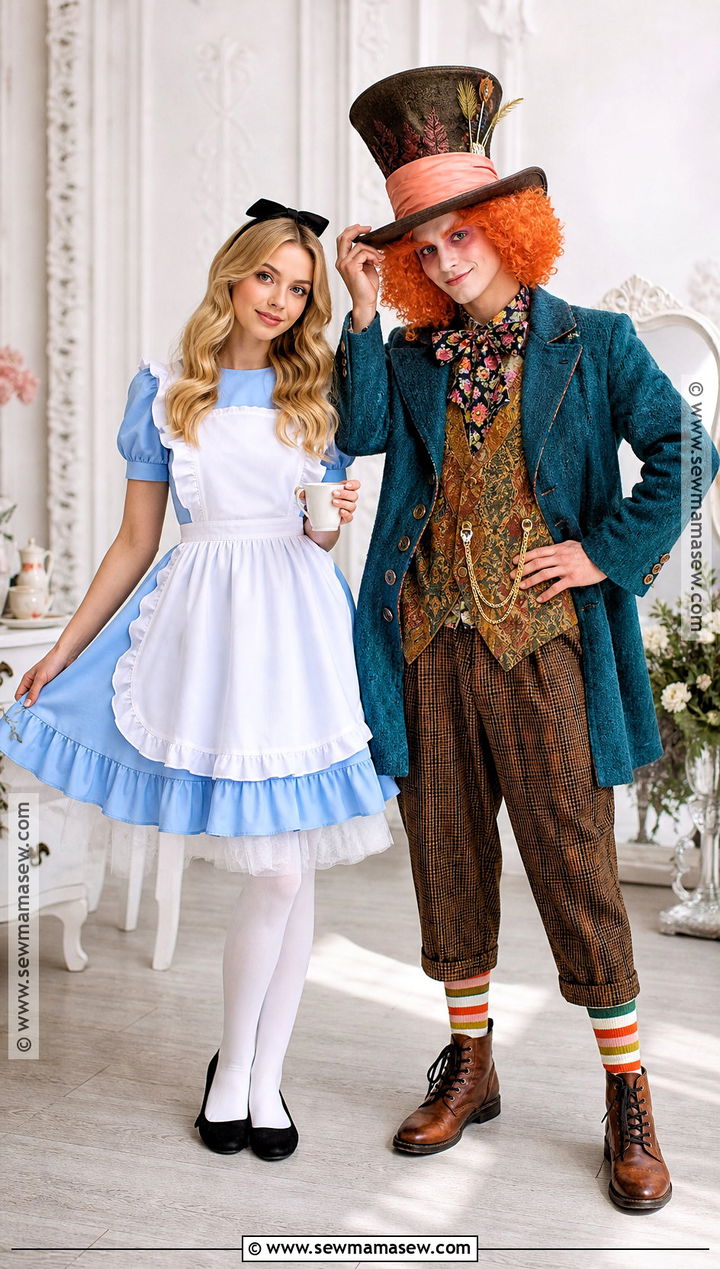 Alice And Mad Hatter Duo Costume - 30 duo halloween costume ideas