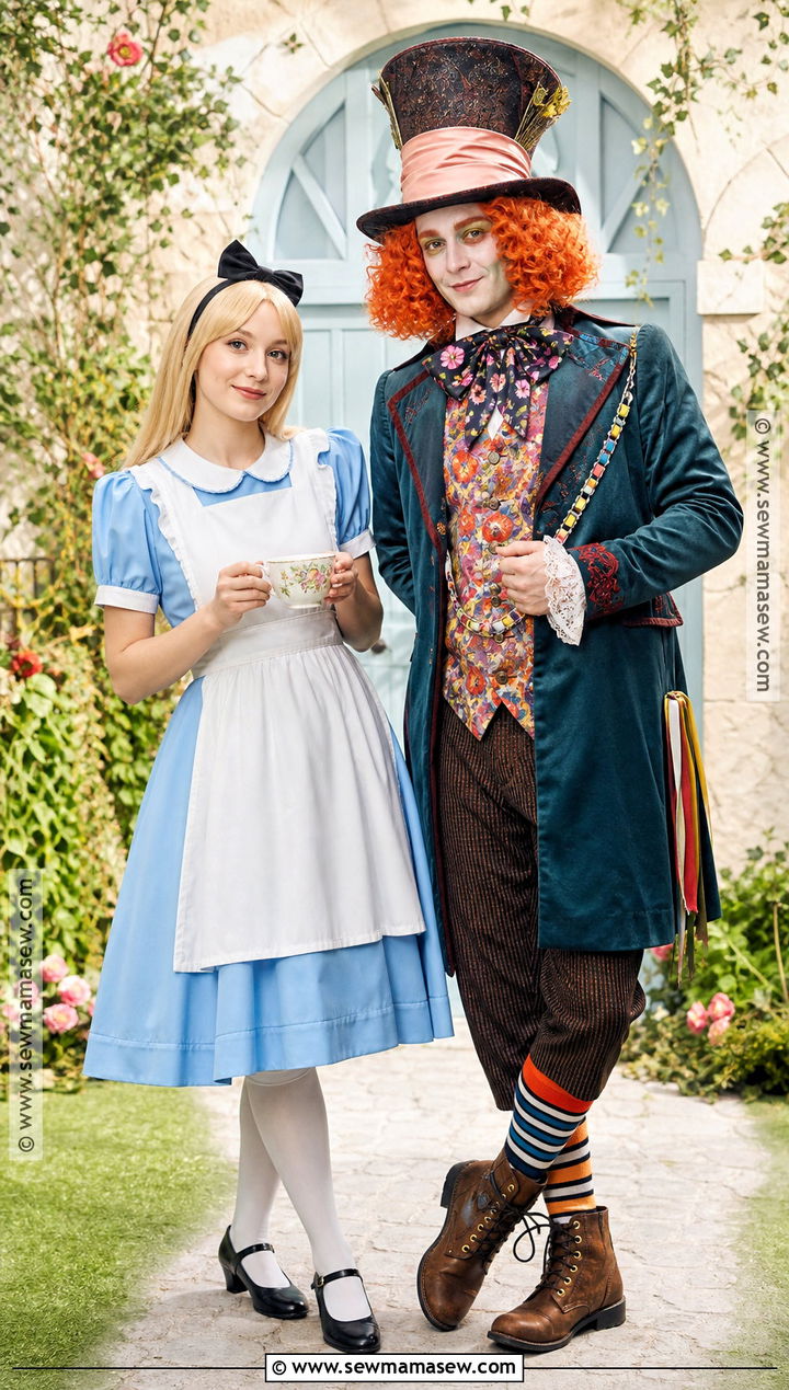 Alice And Mad Hatter Duo Costume - 40 halloween costume duo ideas