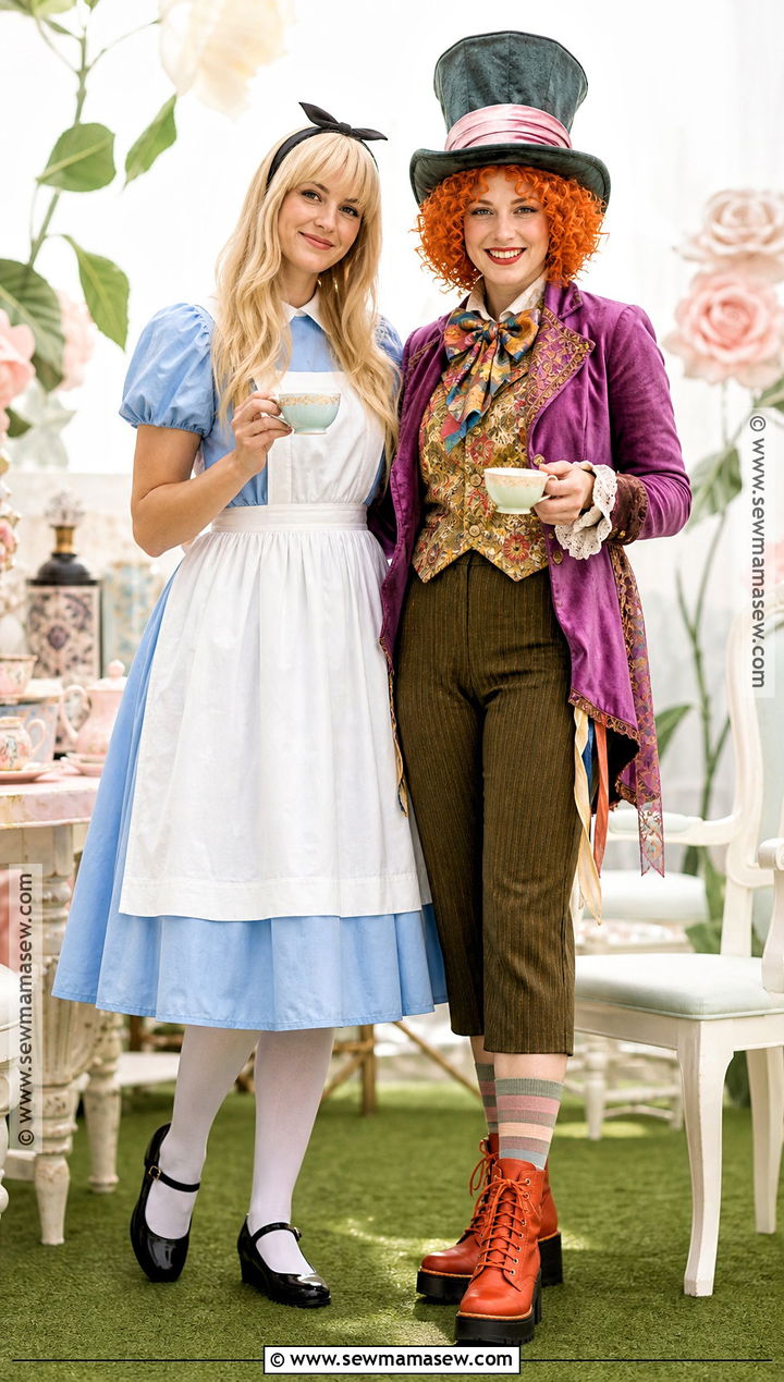 Alice And Mad Hatter Friend Duo Costume - 30 friend duo halloween costumes