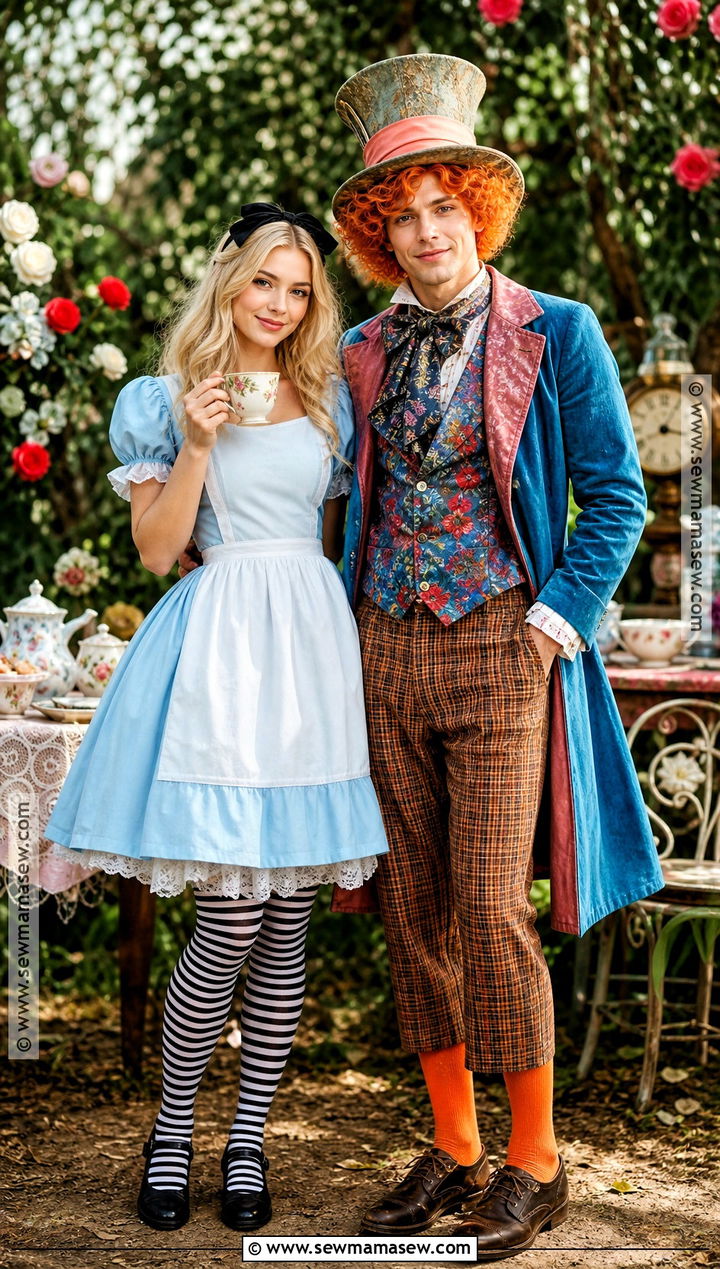 Alice And Mad Hatter Matching Costume - 30 Matching Costume Ideas