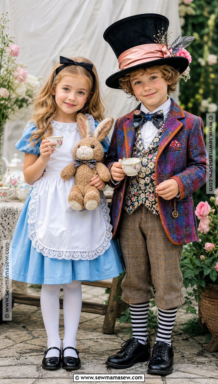 Alice And Mad Hatter Sibling Costume - 30 sibling halloween costumes boy and for girls