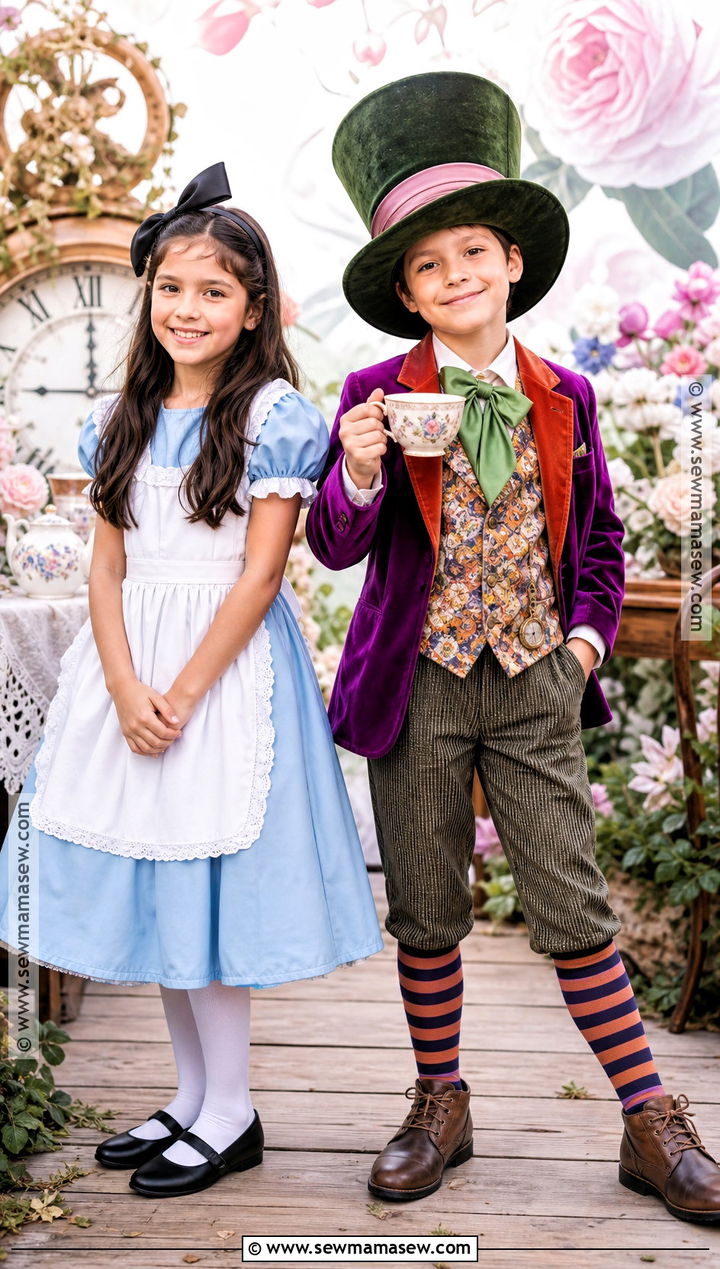 Alice And Mad Hatter Sibling Costume - 35 brother and sister halloween costumes