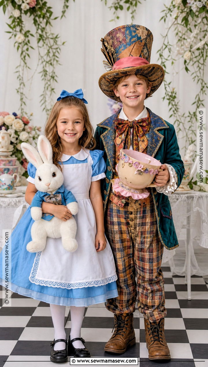 Alice And Mad Hatter Sibling Costume - 35 sibling costume ideas