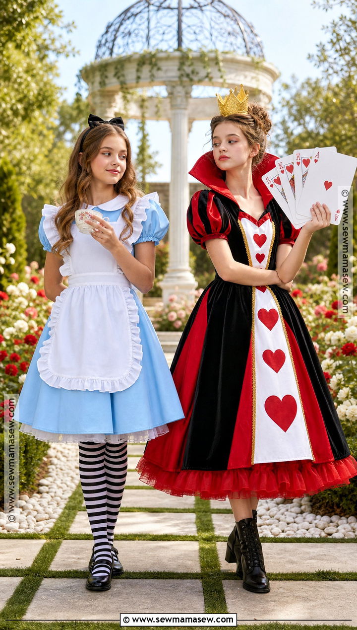 Alice And Queen Of Hearts Costume - 30 halloween costumes for 2 for girls