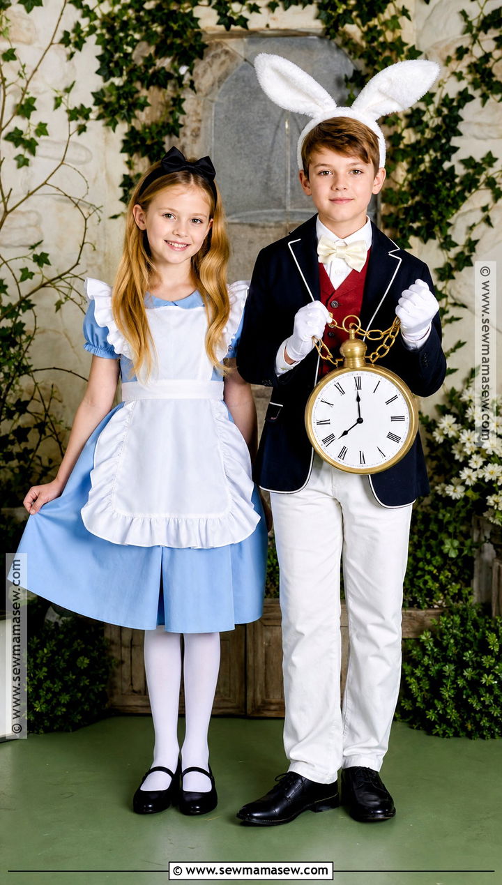 Alice And White Rabbit Costumes - 35 brother sister halloween costumes