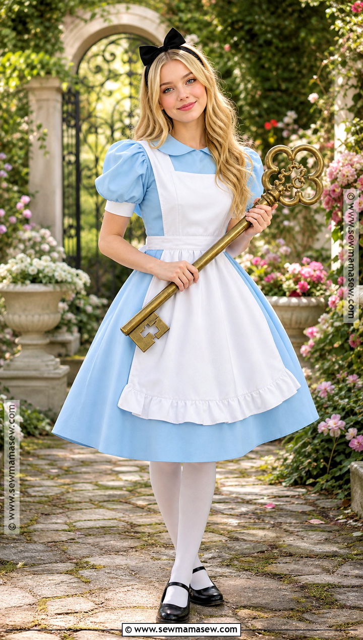 Alice Blue Dress Costume - 35 tim burton halloween costumes