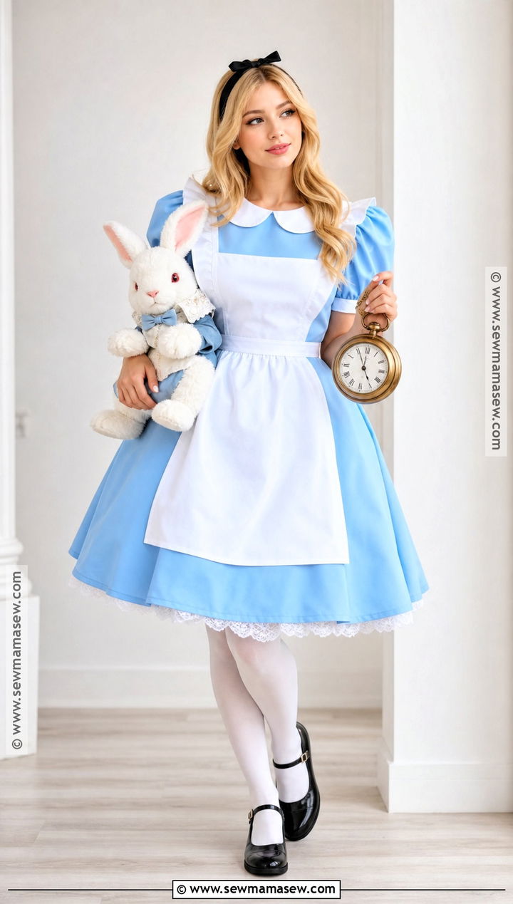 Alice Blue Dress Costume - 40 halloween costumes blonde