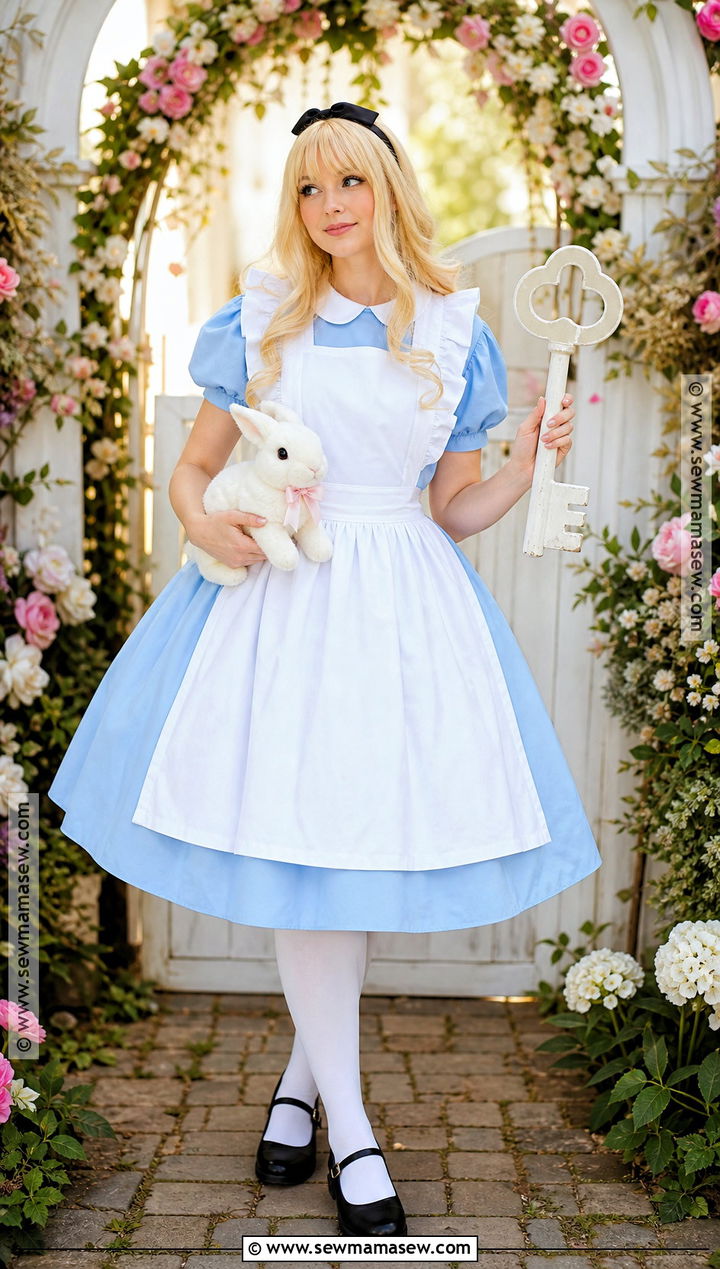 Alice Blue Dress Costume - 30 film character costumes